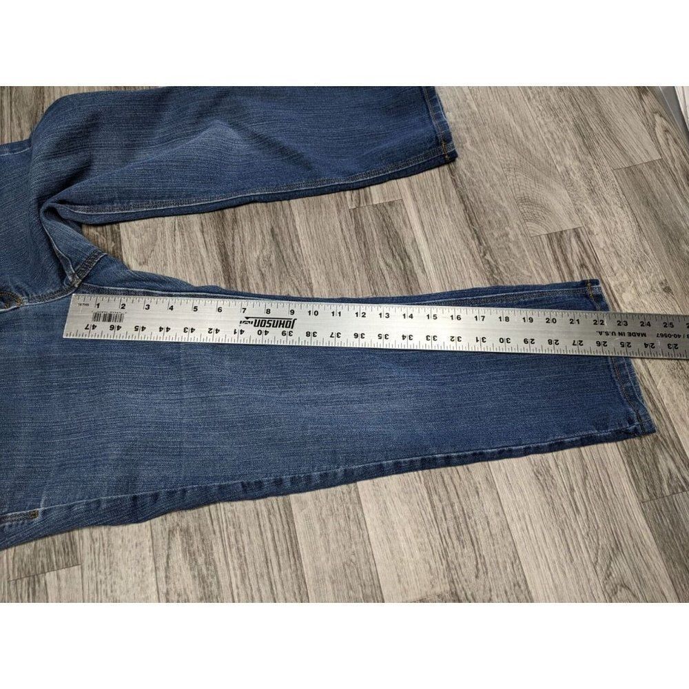 (3/$35) Ann‎ Taylor Loft Womens Size 6 Modern Pockets Denim Blue Jean Capris - Picture 8 of 10